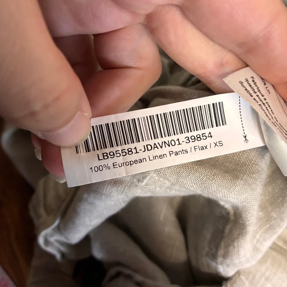 Quince Womens 100% European Linen Pants Size XS Flax Pull On